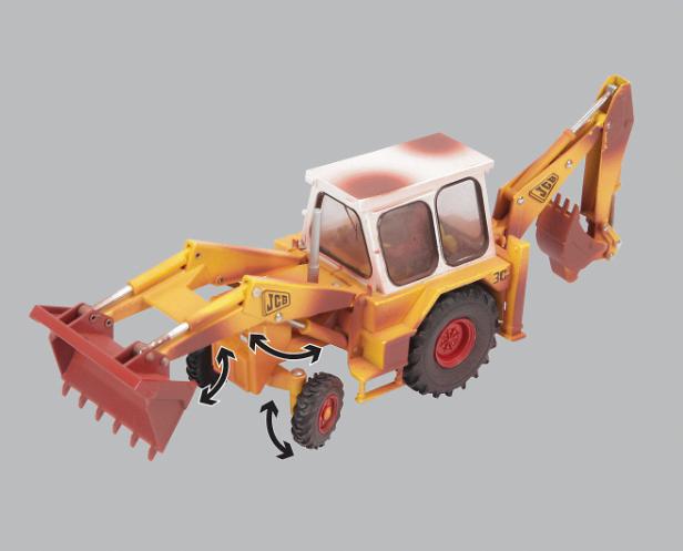 Britains 43280 JCB 3C Rendegraver