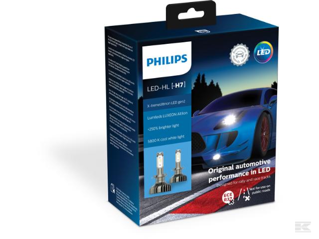 Philips LED H7 Pære +250% Lys