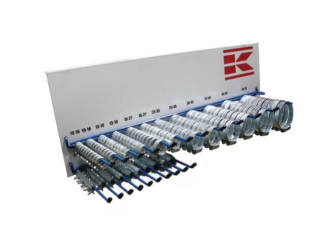 Kramp Spændebånds Sortiment med Stativ og 220 spændebånd