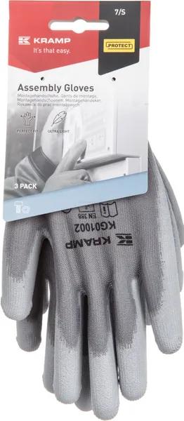Kramp Montagehandske 3-pak