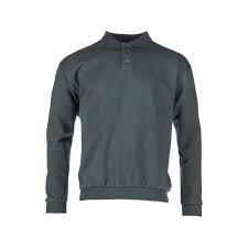 Polo sweatshirt Original grøn/marineblå, så længe lager haves - M