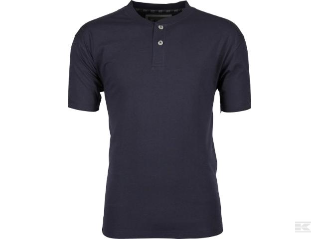 Kramp Technical T-Shirt med knapper Marineblå, så længe lager haves