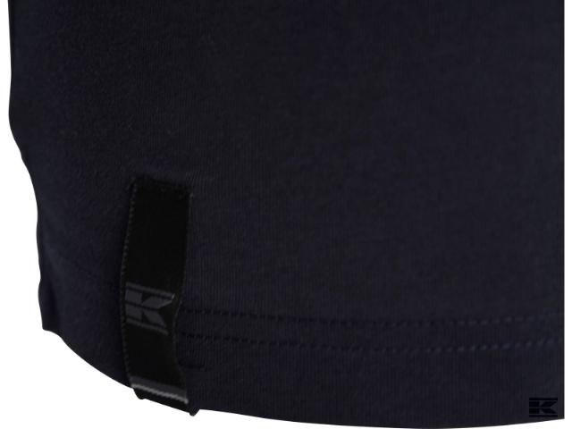 Kramp Technical Langærmet T-shirt med knapper Marineblå, så længe lager haves