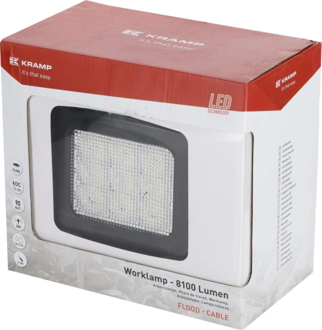 Arbejdslygte LED 90W 8100 Lumen