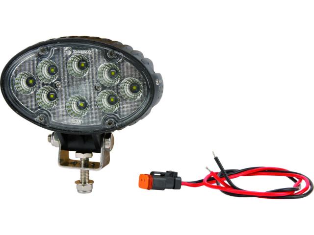 LED Arbejdslygte oval 1920 lumen Nærområde m/ Deutsch stik