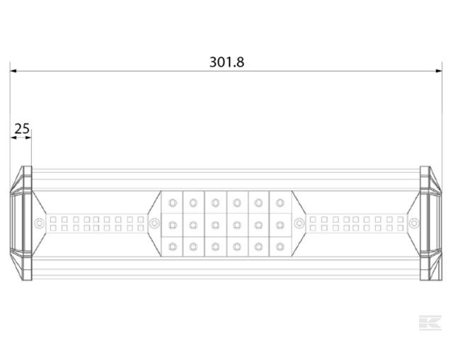 Kramp LED lygtebar 7290 Lumen m/ Ledning