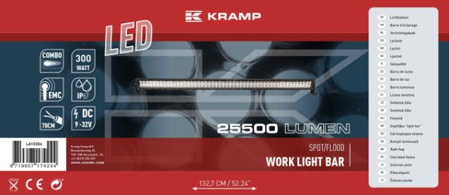 Kramp LED Lygtebar 300W 100 LED