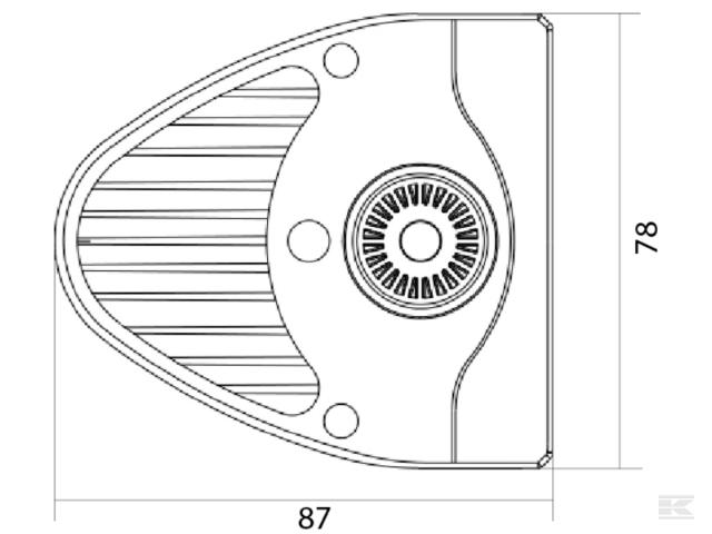 Kramp LED lygtebar 180W 60 LED buet