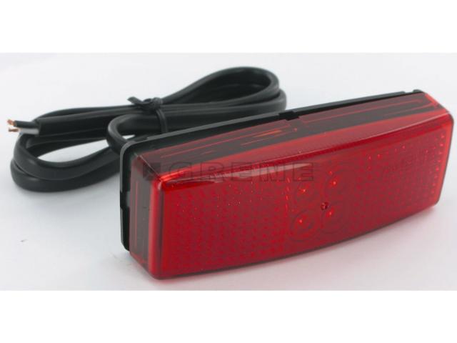 Kramp LED Markeringslygte 12/24V Rød,  KUN 1 stk. på lager