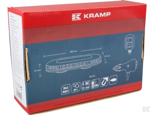 Kramp LED Flash Bar m/ magnet 26 Programmer
