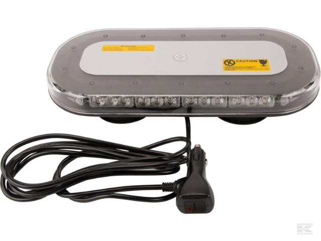 Kramp LED flash BAR med magnet/cigarstik - 26 programmer