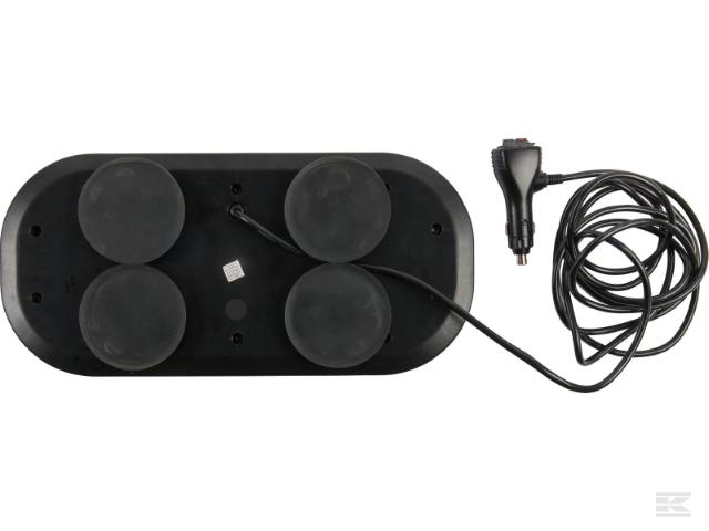 Kramp LED flash BAR med magnet/cigarstik - 26 programmer