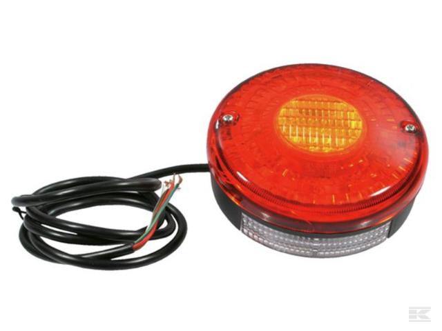 Kramp LED Baglygte m/ nummerpladelys