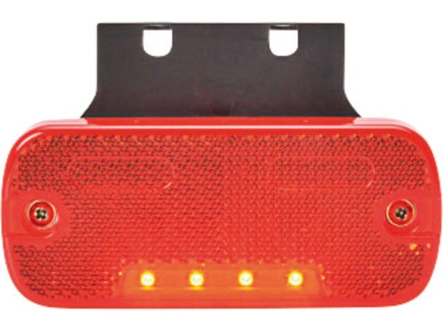 LED Bagpositionslygte RØD 12/24V