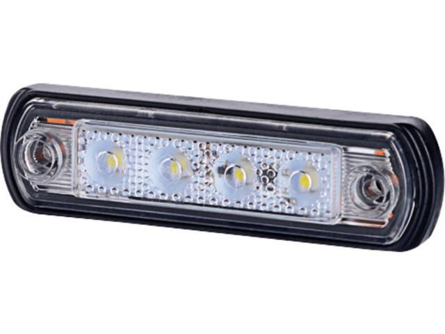 GoPart LED Bagpositionslygte HVID m/ 25cm kabel