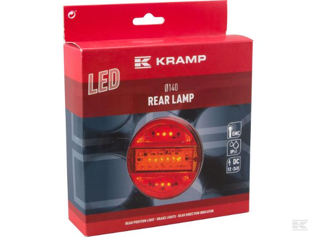 Kramp LED Baglygte m/ Ledning