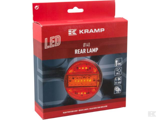 Kramp LED Baglygte m/ 5-pin