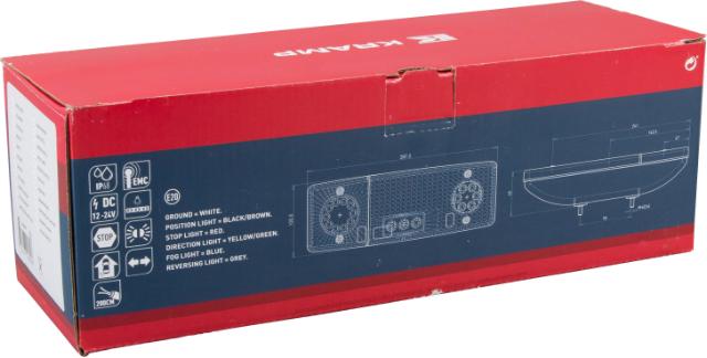 Kramp LED baglygte venstre m/ Ledning