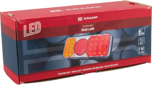 Kramp Baglygte Universal med 190cm ledning