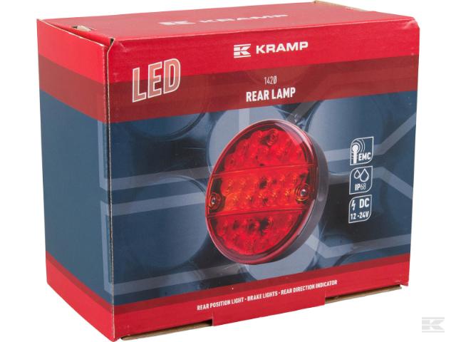 Kramp LED Baglygte 12-24V 200cm ledning