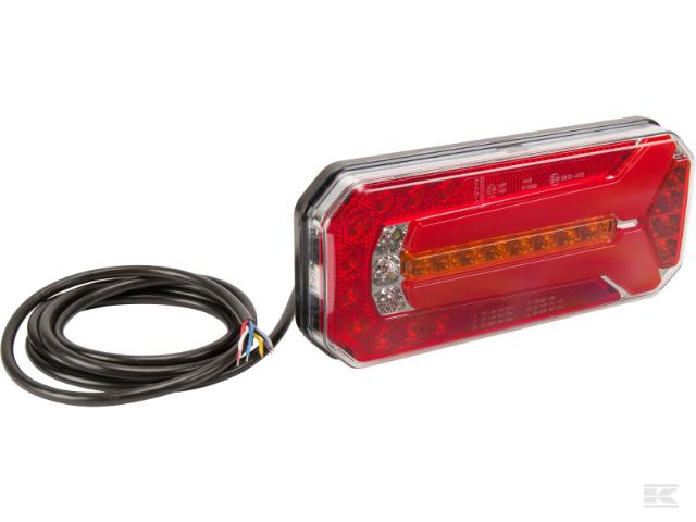 Kramp LED Baglygte m/ nummerpladelys