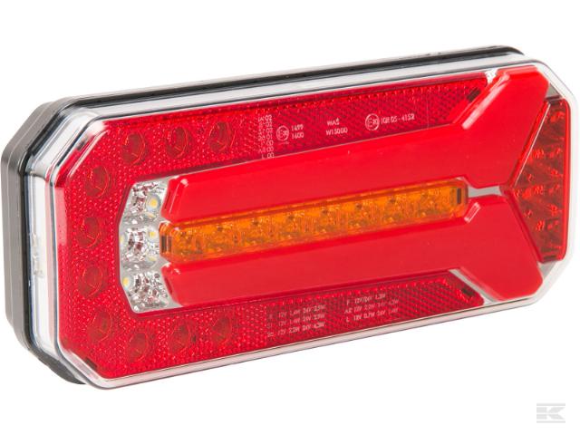 Kramp LED Baglygte 5-pin m/ dynamisk blink