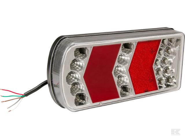 Kramp Baglygte LED - højre med ledning