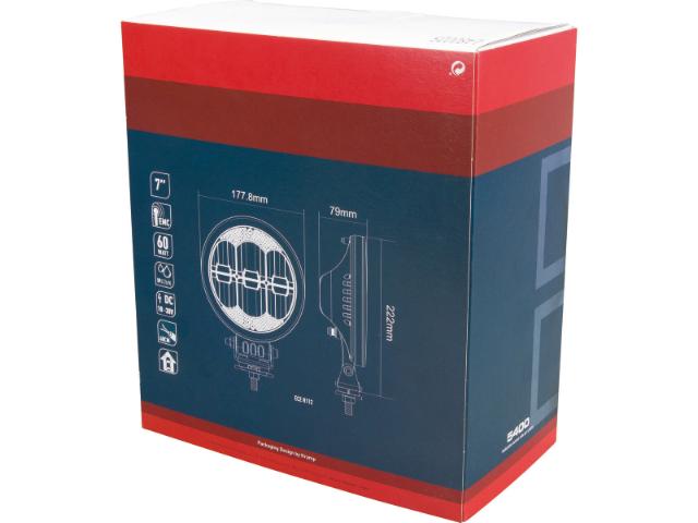 Kramp LED Fjernlygte m/positionslys