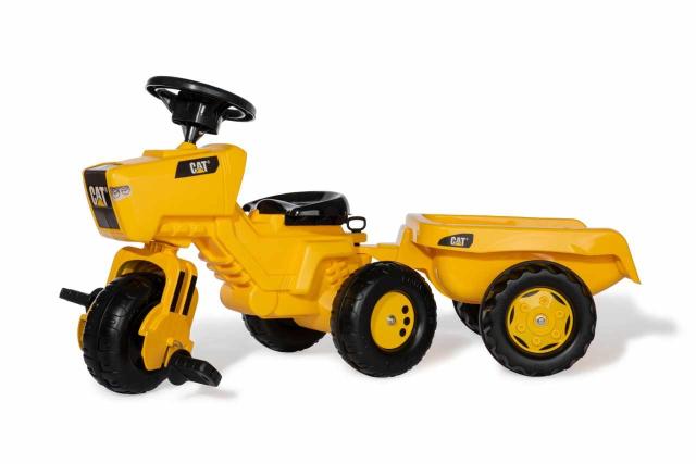 RollyToys 052936 Pedaltraktor Cat med Vogn