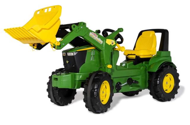 RollyToys 730034 Pedaltraktor John Deere 7310R med Frontlæsser