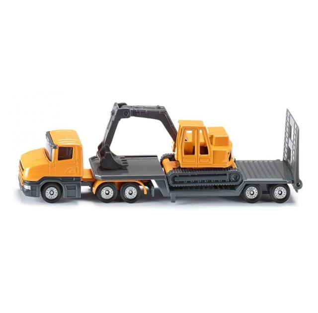 Siku 01611 Blokvogn med Gravemaskine 1:87