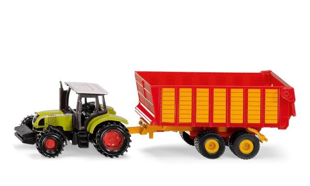Siku 01650 Claas Traktor med Silagevogn