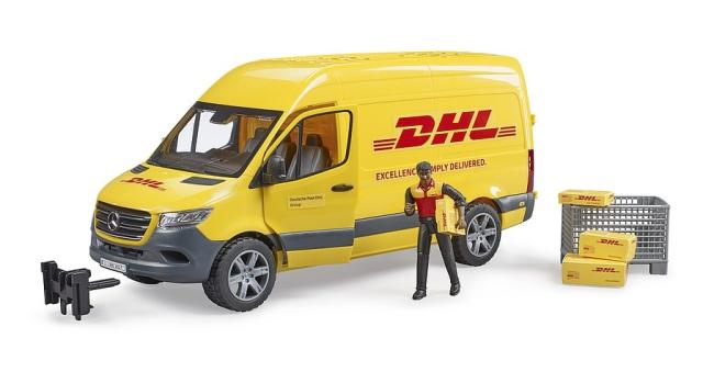 Bruder 02671 MB Sprinter DHL Postbil med Chauffør