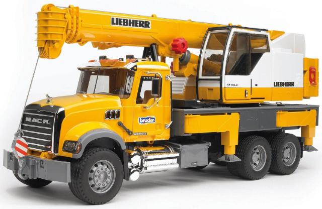 Bruder 02818 MACK Granite Liebherr Kranbil