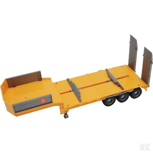 Bruder 42624 gul Low loader trailer
