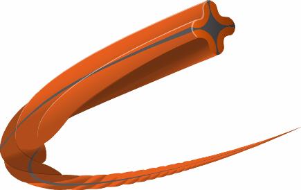 Husqvarna Pre-cut Whisper Twist Trimmersnøre 2,4mm 3meter x 5stk