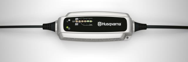 Husqvarna 0,8A 12 Volt batterilader