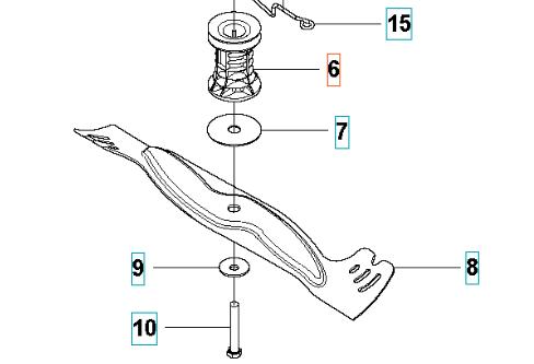 Husqvarna knivholder
