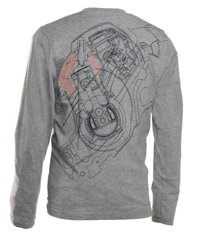 Husqvarna Xplorer Langærmet T-shirt Grå