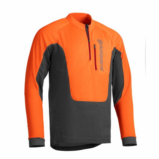 Husqvarna Langærmet T-Shirt med Lynlås