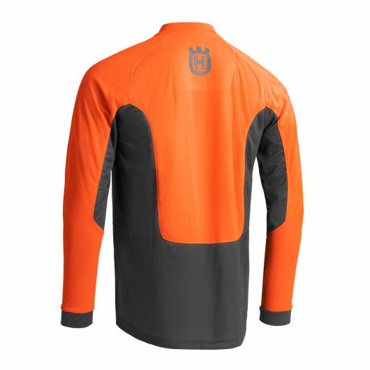 Husqvarna Langærmet T-Shirt med Lynlås