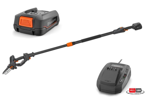 Husqvarna Aspire™ PE5 Beskæringssav med forlænger m/ 18-B72 Batteri og Lader