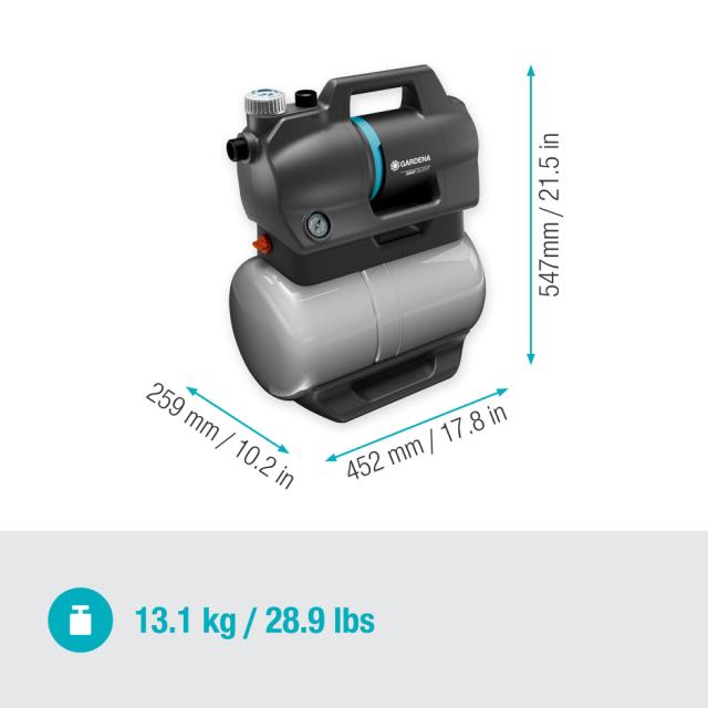 Gardena 3800 Silent Elektrisk husvandværk