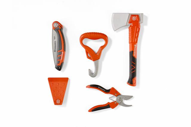 Husqvarna legetøjs værktøjsbælte m/tilbehør