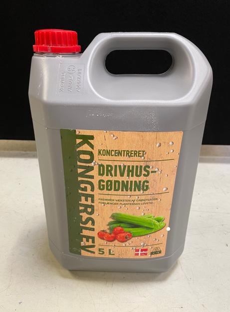 Kongerslev drivhusgødning NPK 6-1-4 - 5 ltr.