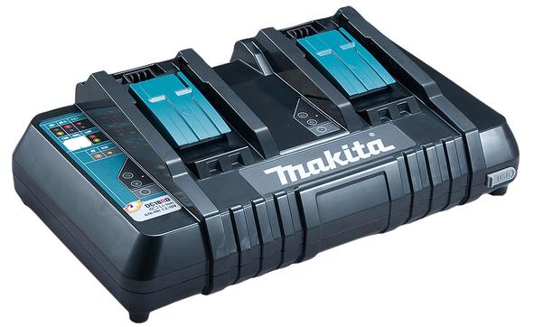 Makita DC18RD 2-port Hurtiglader