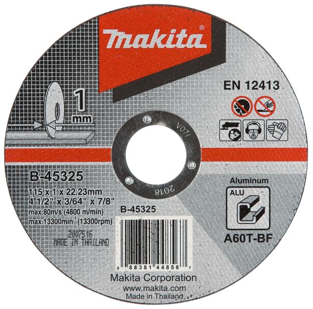 Makita Skæreskive B-45325 115 x 1 mm Alu