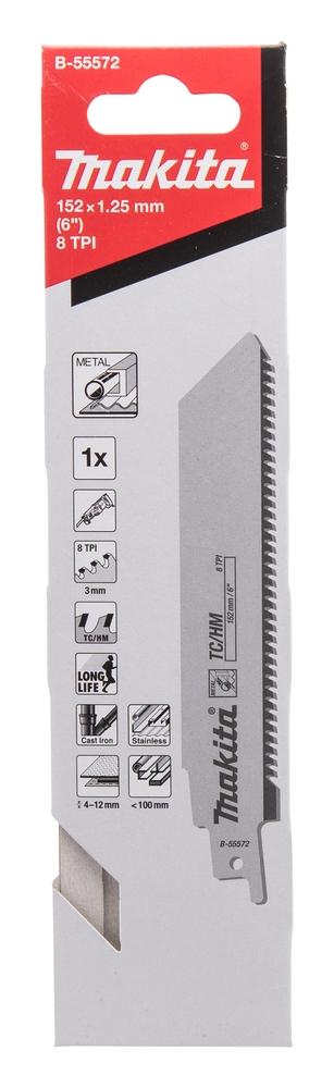Makita B-55572 Bajonetsavsklinge TC 152 mm