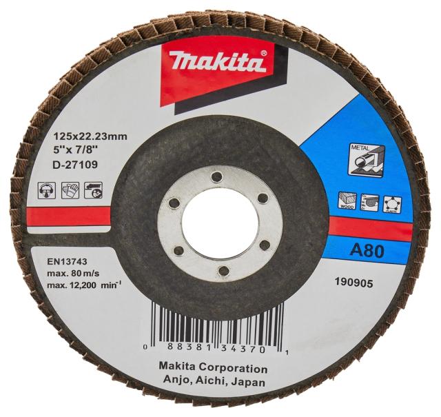 Makita Flapskive D-27109 125mm K80