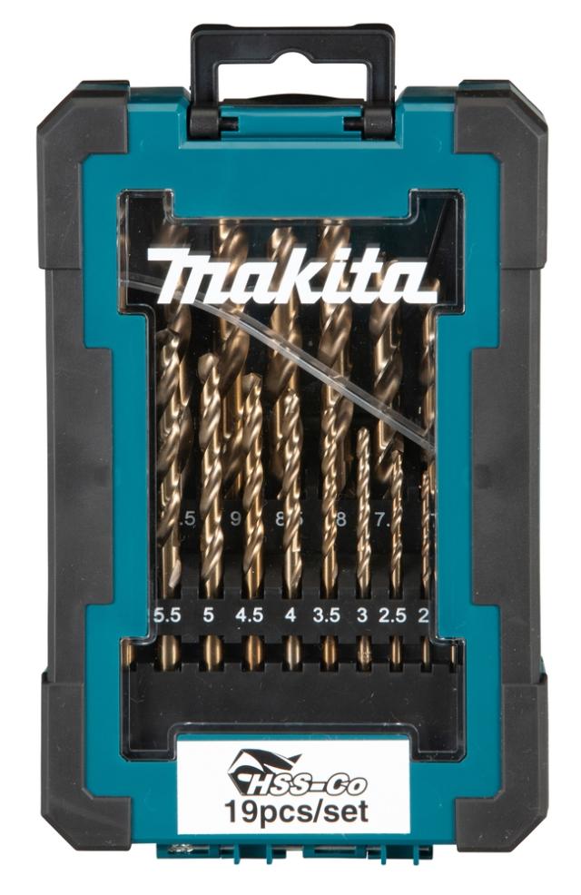 Makita Borsæt  HSS-CO Metal 19 dele